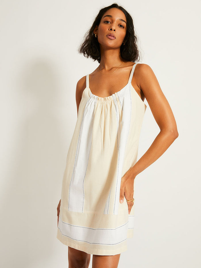 Lemlem ZINA | Swing Dress Debre Cream