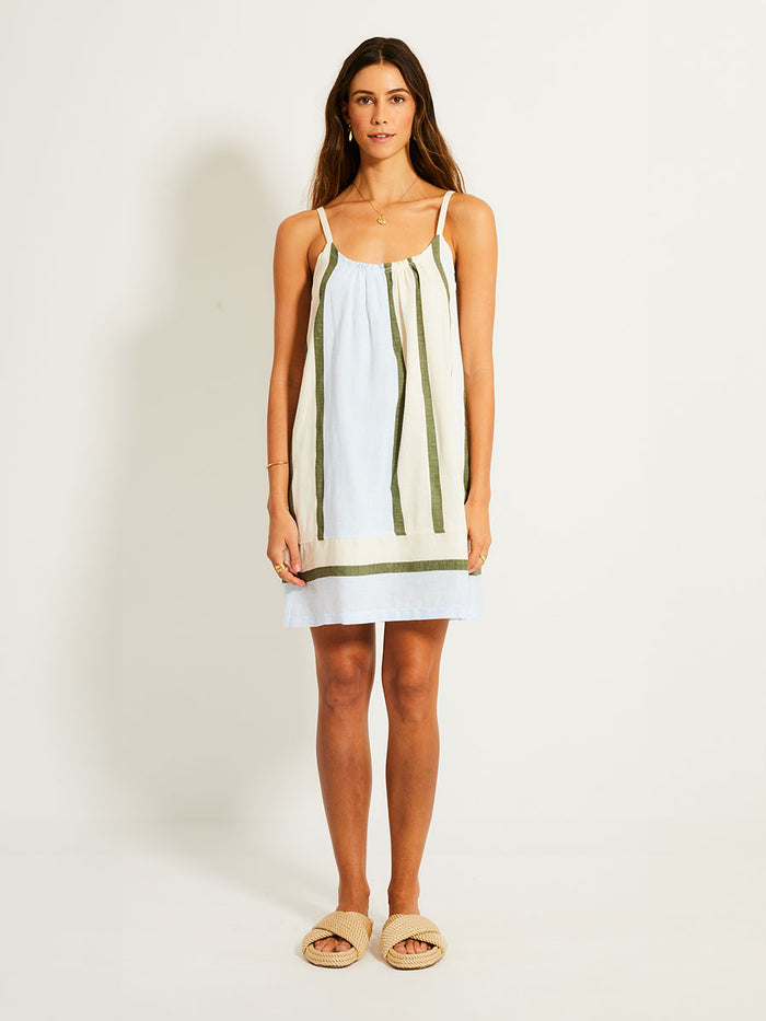 lemlem ZINA | Swing Dress Entoto Sage