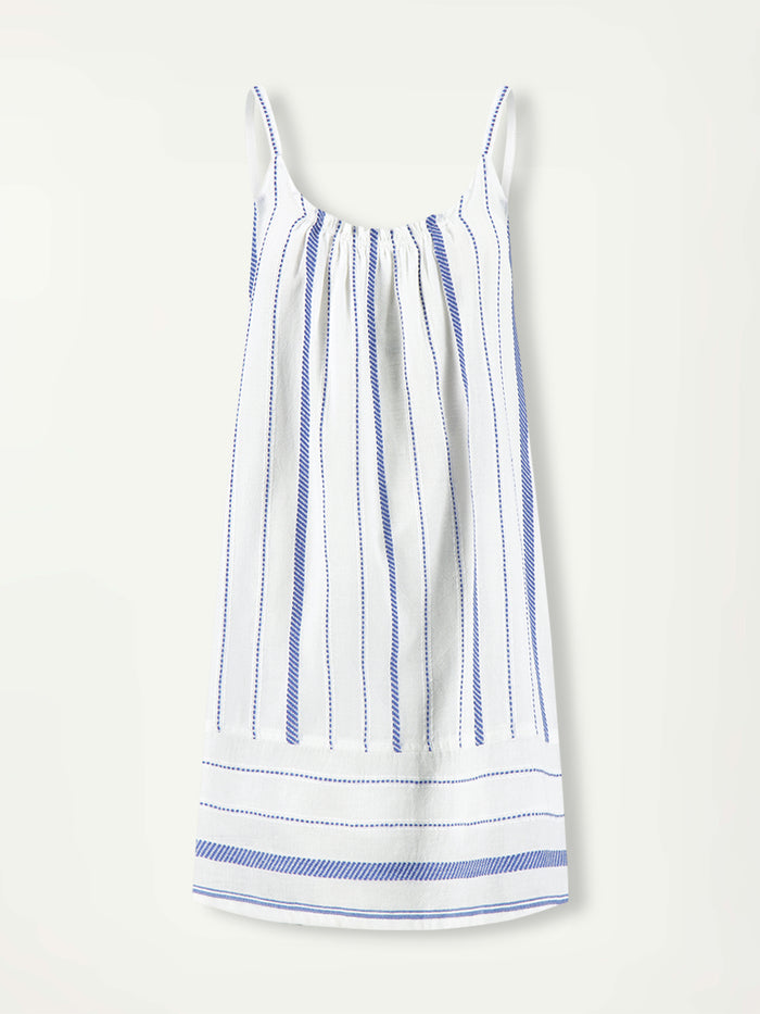 Lemlem ZINA | Swing Dress Tiki Azure