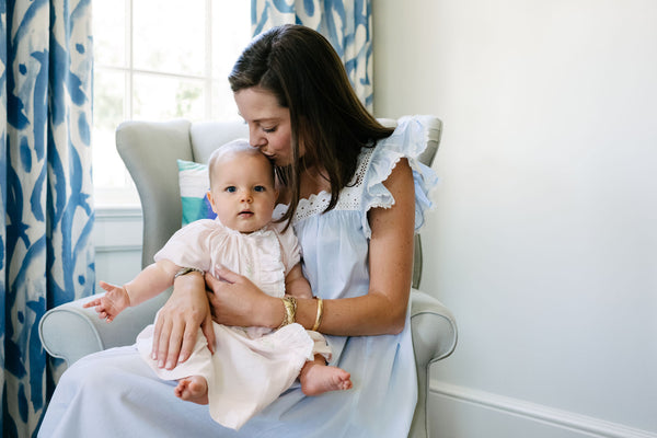 Lenora BABY ABIGAIL COTTON DAYGOWN