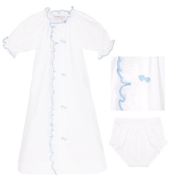 Lenora BABY ERIN HEART COTTON DAYGOWN