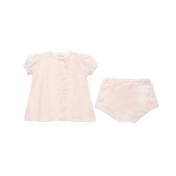 Lenora BABY EYELET COTTON DIAPER SET