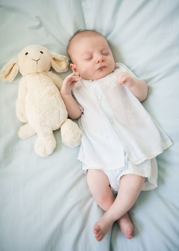 Lenora BABY EYELET COTTON DIAPER SET
