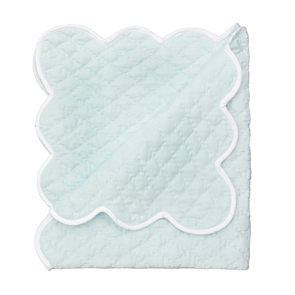 Lenora BABY HAND QUILTED SATIN BLANKET