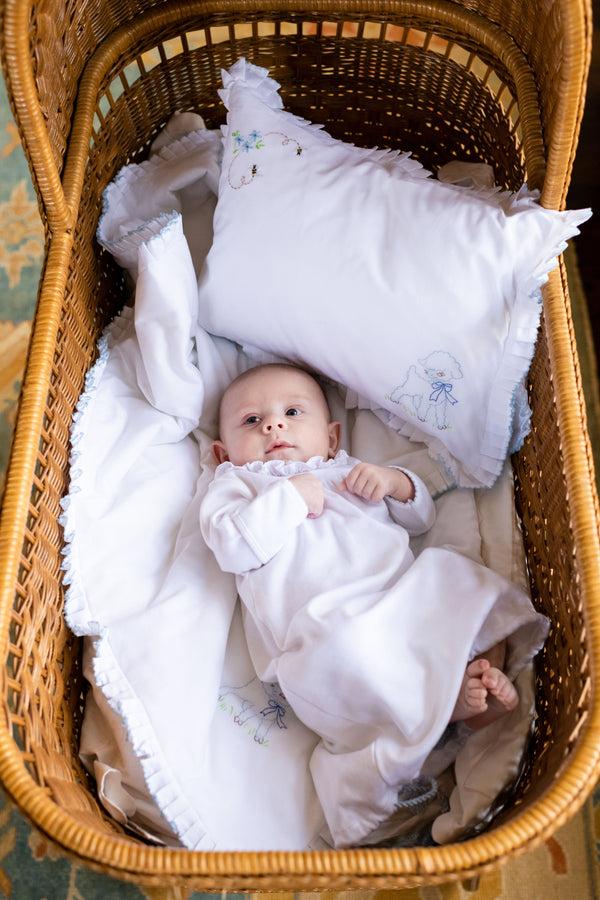 Lenora BABY LAMB & BEE COTTON PILLOW SHAM