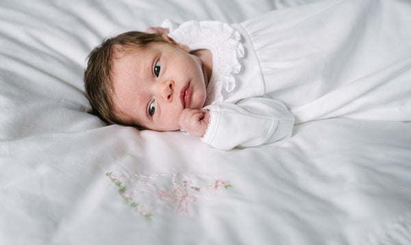 Lenora BABY LAMB & BEE COTTON STROLLER BLANKET