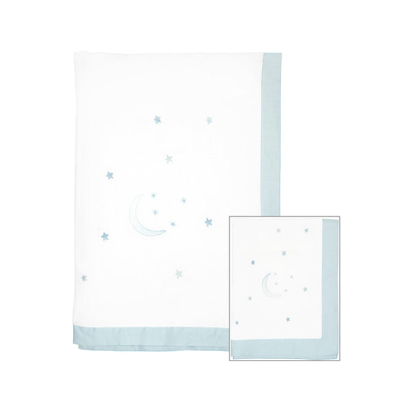 lenora BABY OVER THE MOON COTTON STROLLER BLANKET