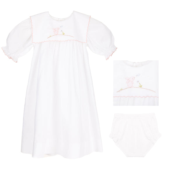 lenora BABY SAILOR BUNNY COTTON DAYGOWN
