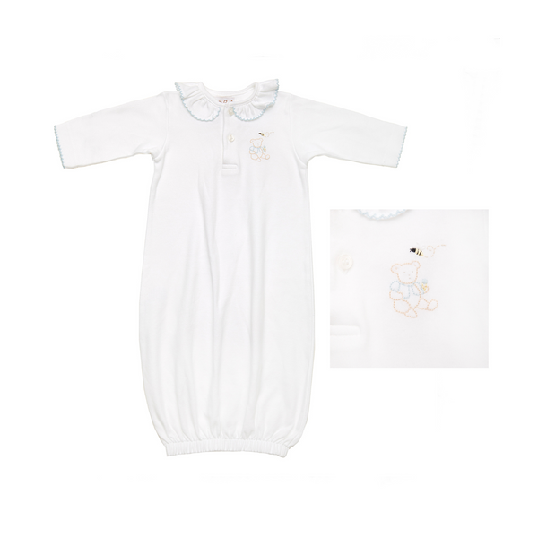 lenora BABY TEDDY BEAR COTTON KNIT SACK