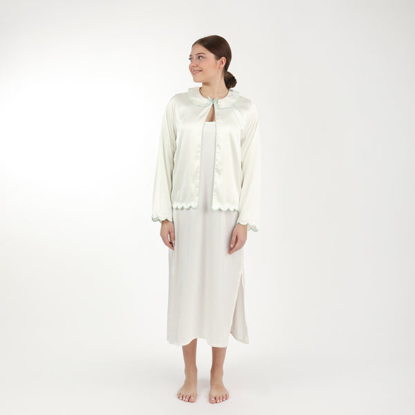Lenora BIRDIE SATIN BEDJACKET