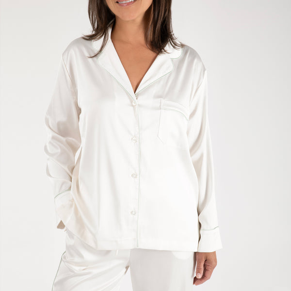 Lenora BIRDIE SATIN LONG PAJAMAS