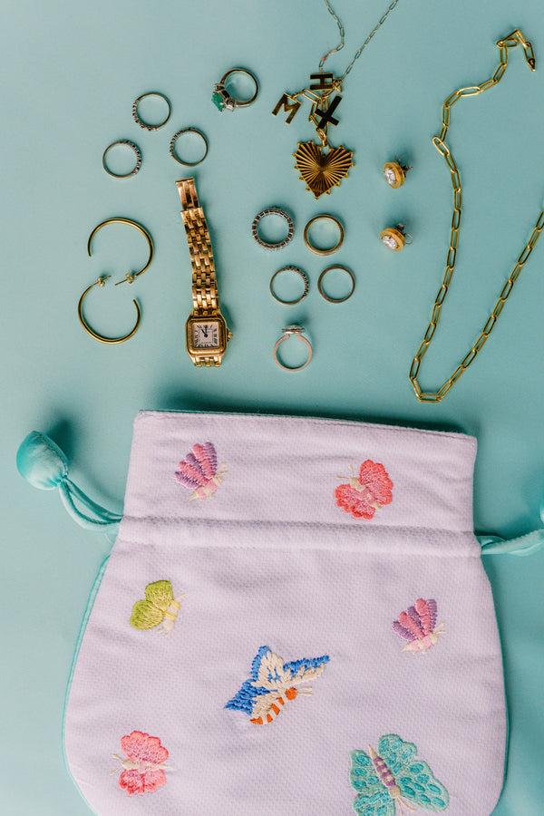 Lenora BUTTERFLY JEWELRY POUCH