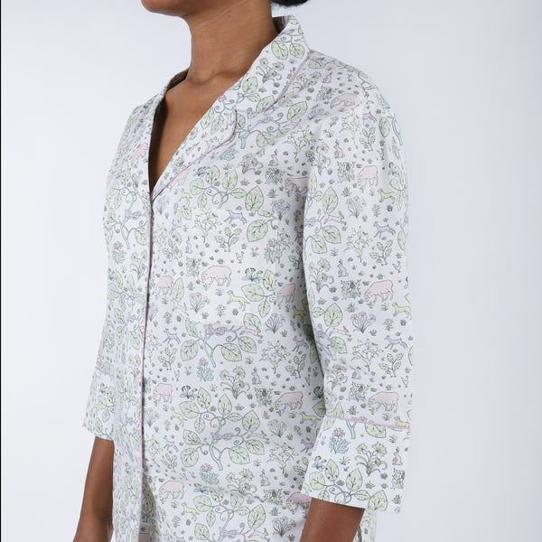 Lenora CLASSIC COTTON PAJAMAS IN EMMIE FLORAL