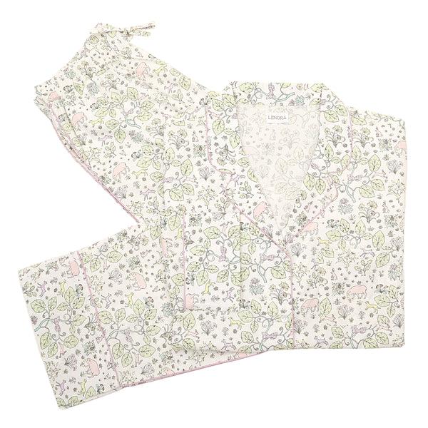 lenora CLASSIC COTTON PAJAMAS IN EMMIE FLORAL