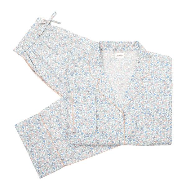 lenora CLASSIC COTTON PAJAMAS IN FRENCH FLORAL