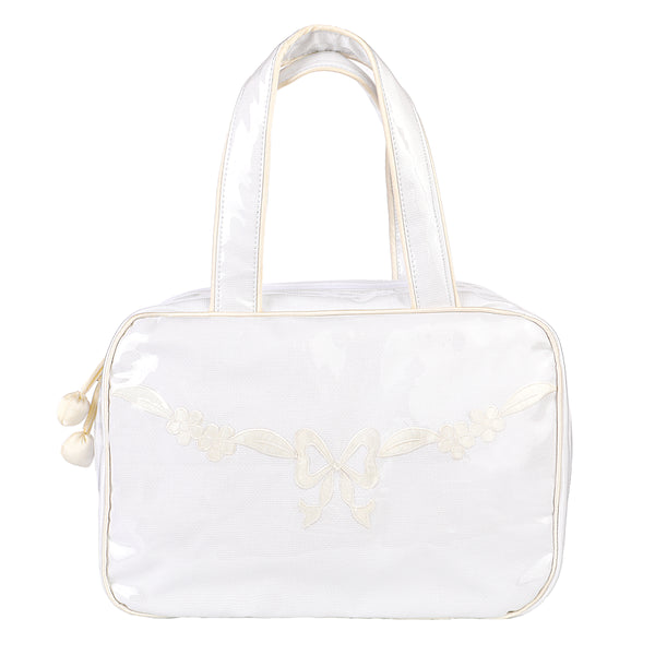 Lenora FLORAL BOW HANGING TRAVEL BAG
