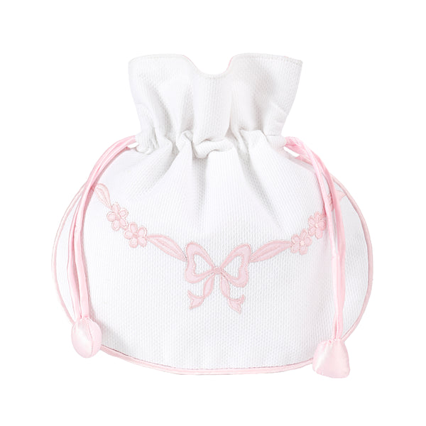 lenora FLORAL BOW JEWELRY POUCH