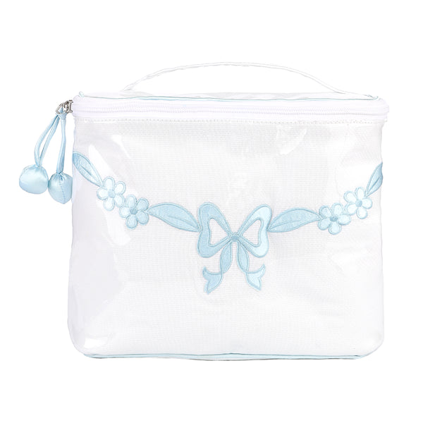 Lenora FLORAL BOW TRAIN CASE