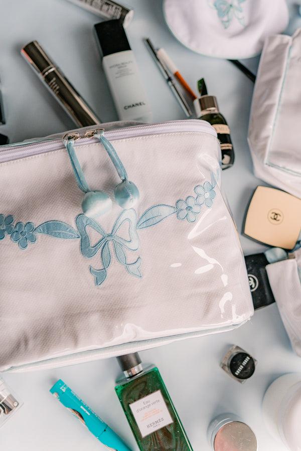 Lenora FLORAL BOW TRAIN CASE