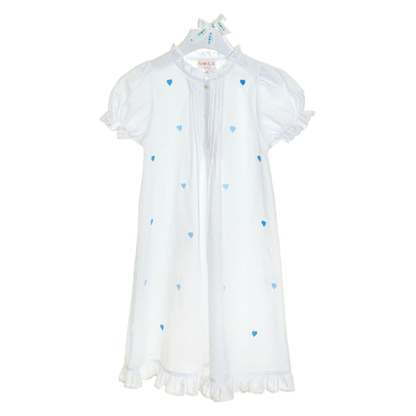 Lenora GIRLS JOSIE HEART COTTON NIGHTDRESS