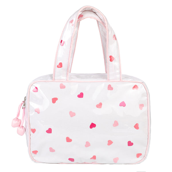 lenora JOSIE HEART HANGING COSMETIC BAG