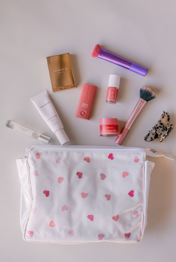 Lenora JOSIE HEART LARGE MAKE UP BAG