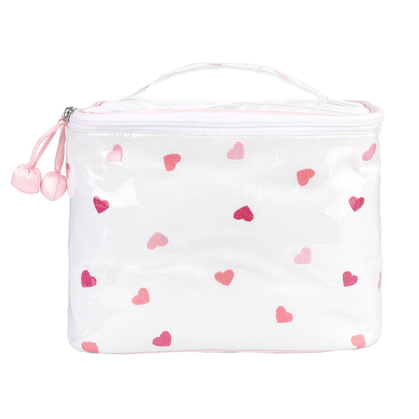 lenora JOSIE HEART TRAIN CASE