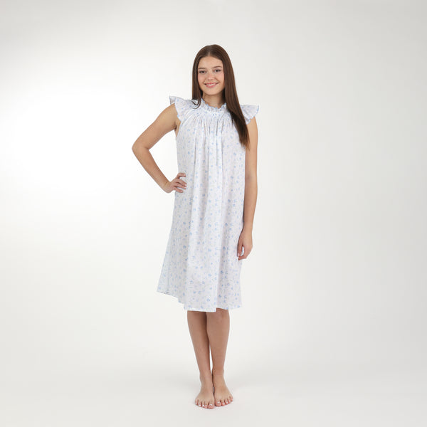 Lenora KATY BLUEBELL COTTON NIGHTGOWN