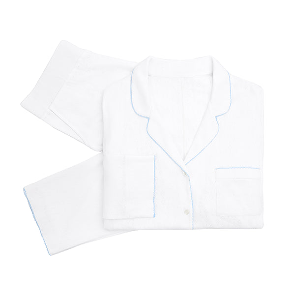 Lenora LIZA POINTELLE COTTON LONG PAJAMAS