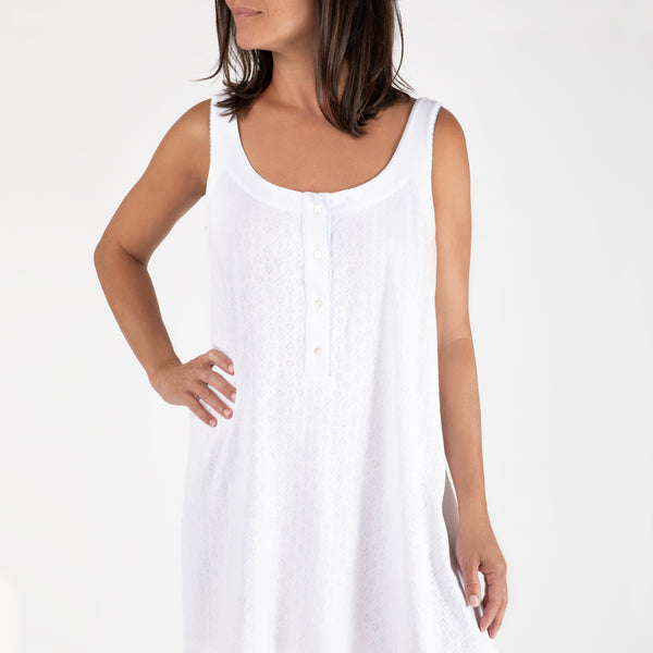 Lenora LIZA POINTELLE COTTON NIGHTGOWN