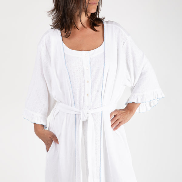 Lenora LIZA POINTELLE COTTON ROBE