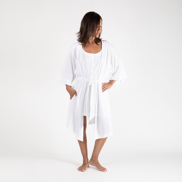 Lenora LIZA POINTELLE COTTON ROBE