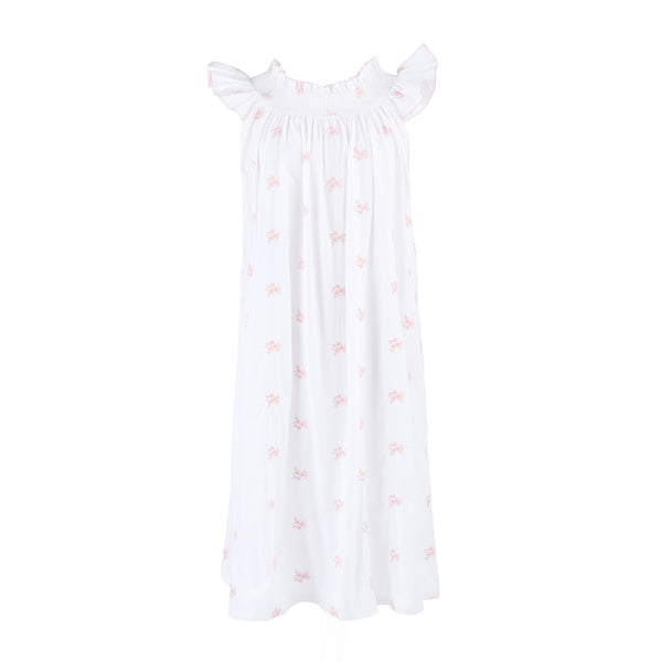 Lenora NANCY COTTON EMBROIDERED NIGHTGOWN