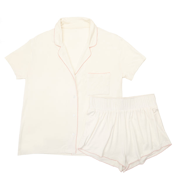 lenora NORA MODAL KNIT SHORT PAJAMAS