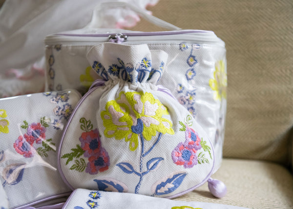 Lenora PEONY JEWELRY POUCH