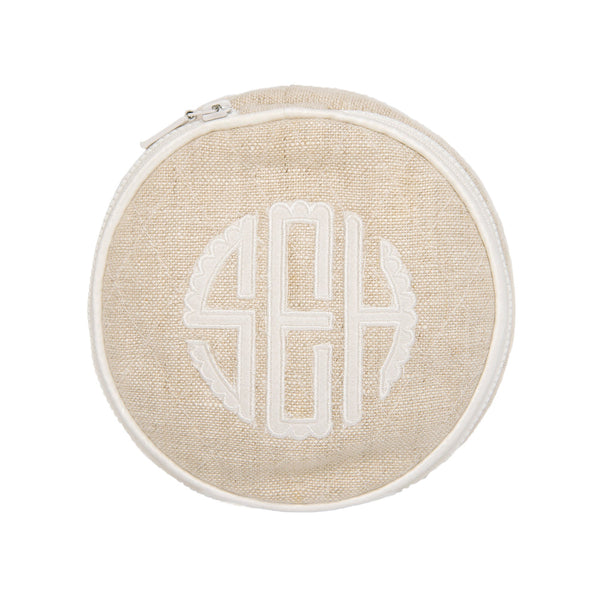 Lenora QUILTED LARGE JEWELRY ROUND