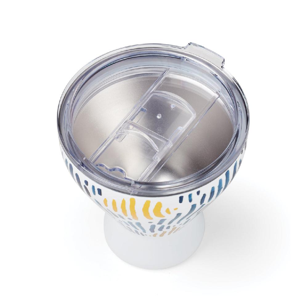 Lenox Blue Bay Ikat Stainless Steel Cocktail Tumbler