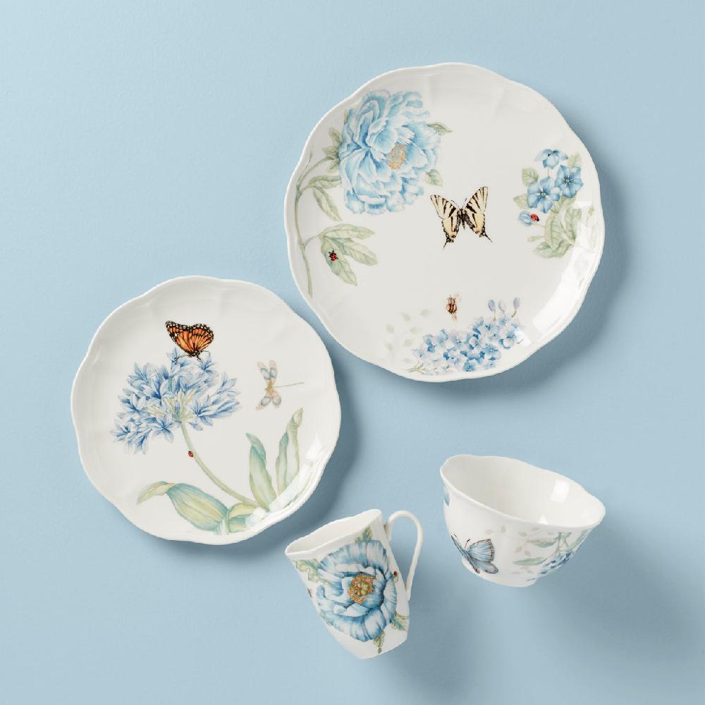 Lenox Butterfly Meadow Blue 18-Piece Dinnerware Set