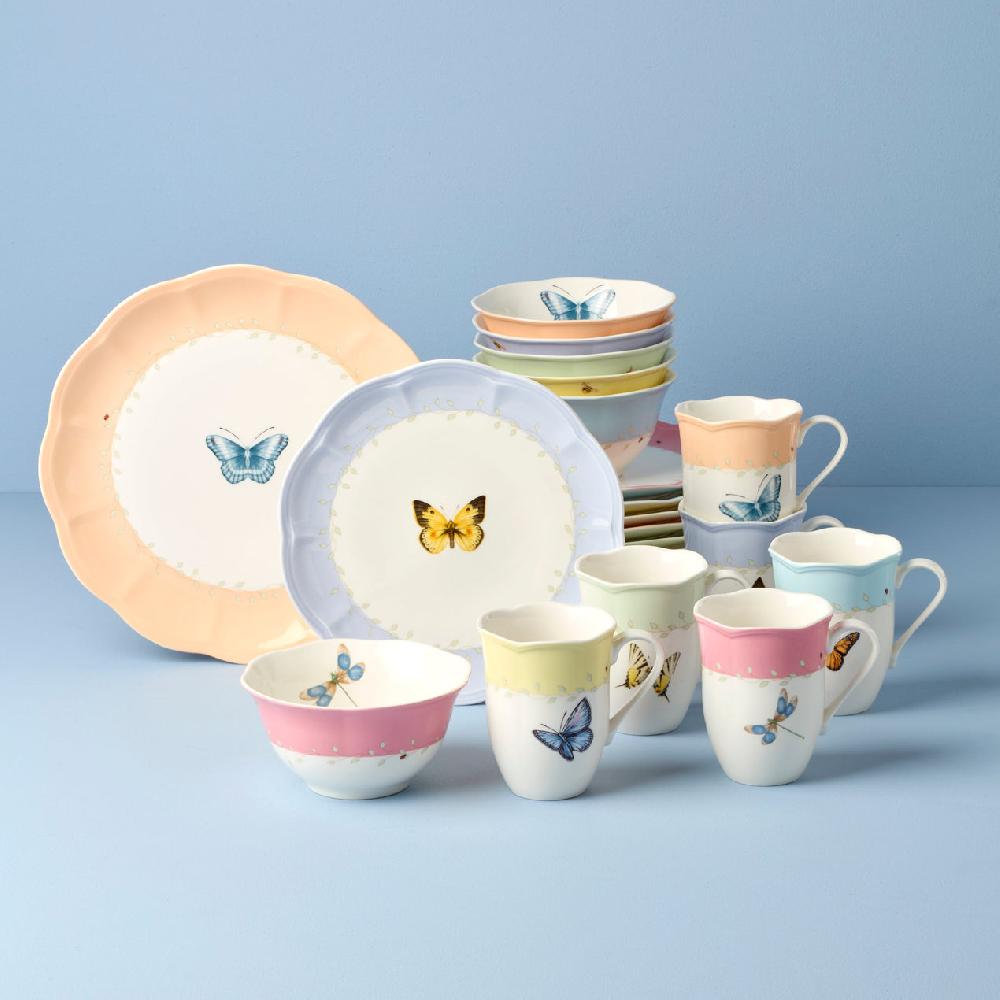 lenox Butterfly Meadow Color 24-Piece Dinnerware Set