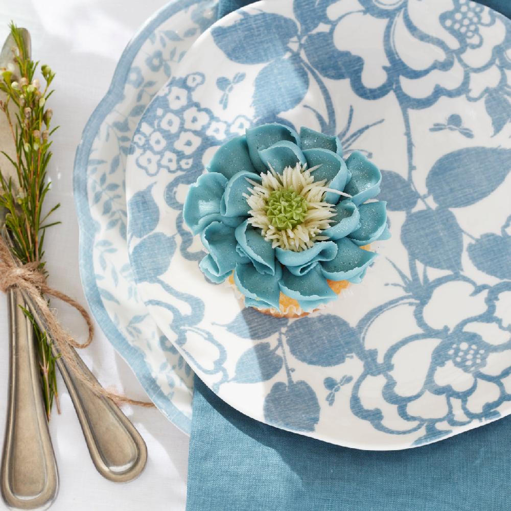 Lenox Butterfly Meadow Cottage Cornflower 12-Piece Dinnerware Set