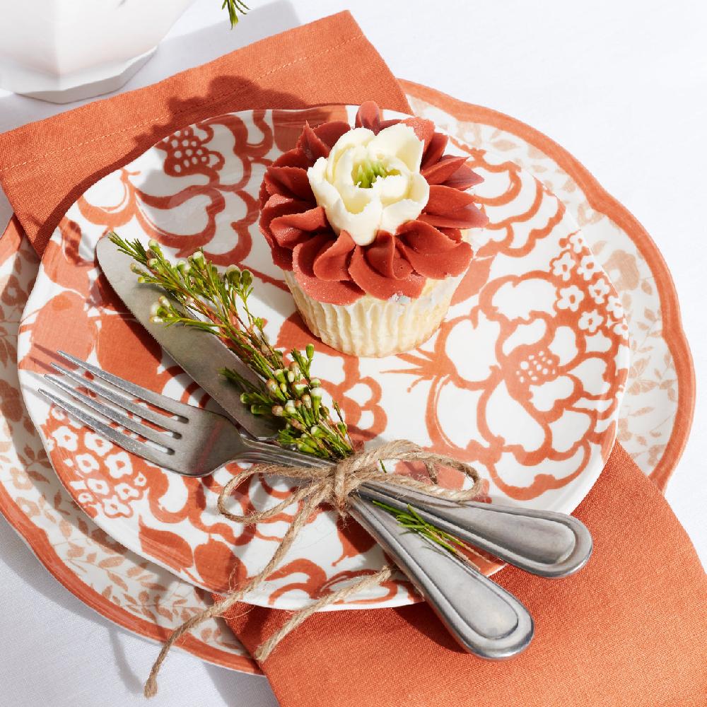 Lenox Butterfly Meadow Cottage Saffron Accent Plates - Set Of 4