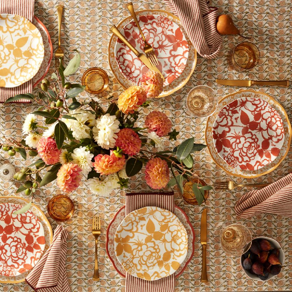 Lenox Butterfly Meadow Cottage Saffron Accent Plates - Set Of 4