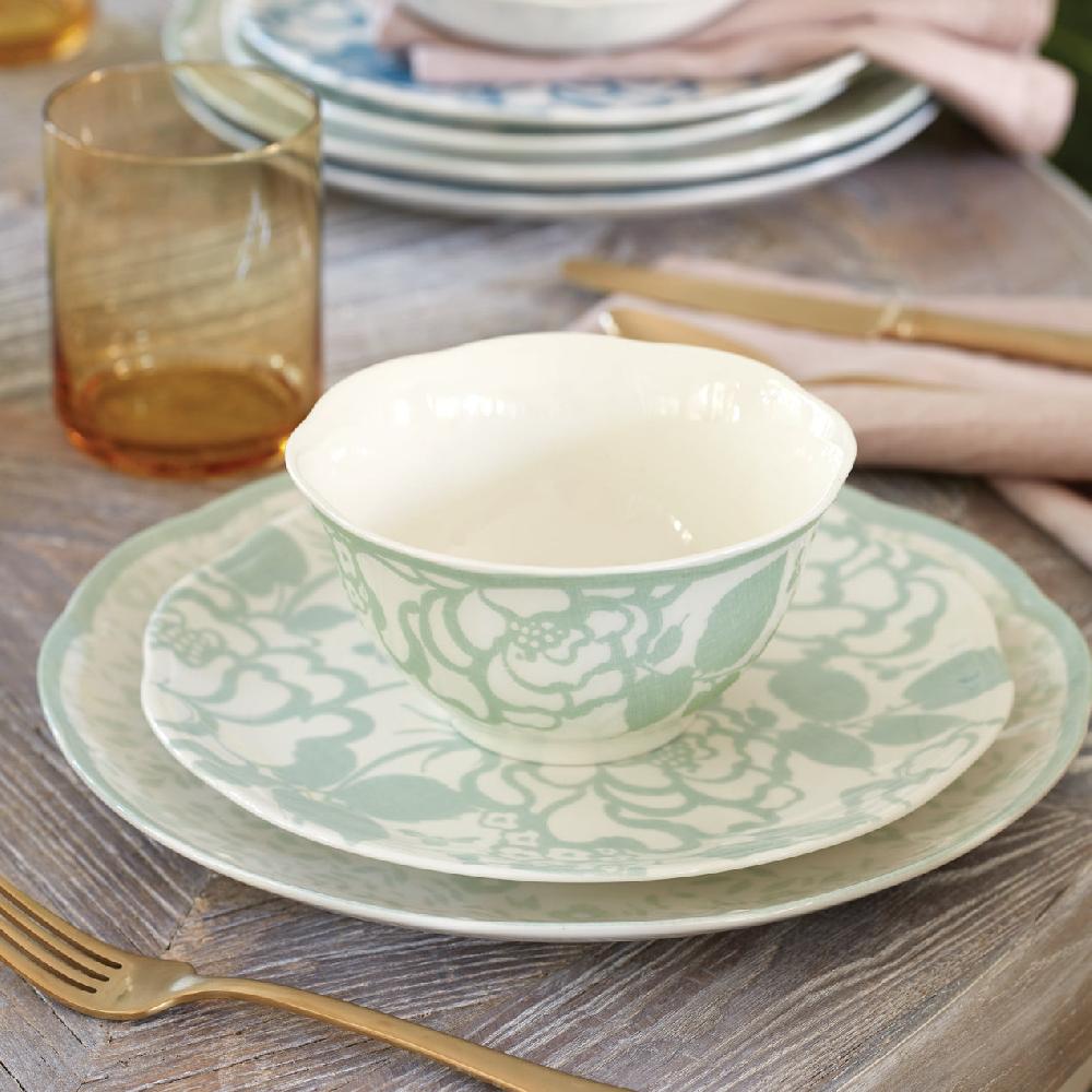 Lenox Butterfly Meadow Cottage Sage Accent Plates - Set Of 4