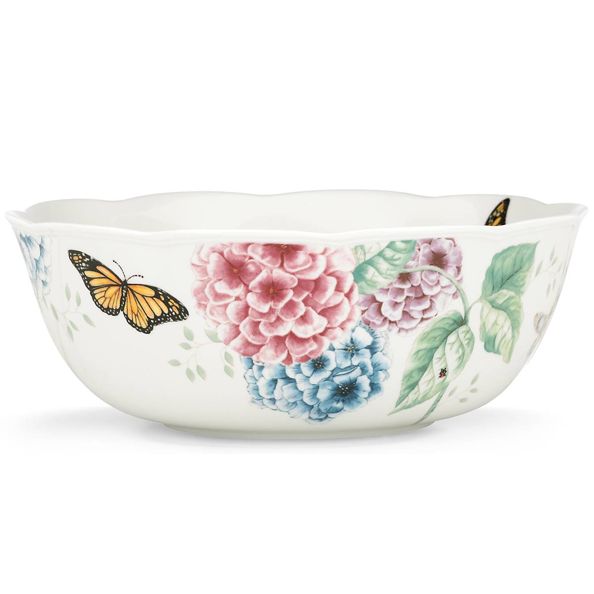 Lenox Butterfly Meadow Hydrangea Large Serving Bowl