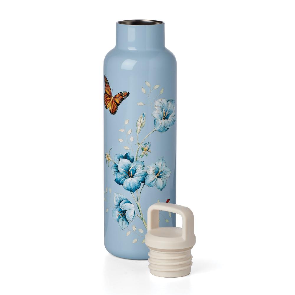 Lenox Butterfly Meadow Light Blue Insulated Water Bottle