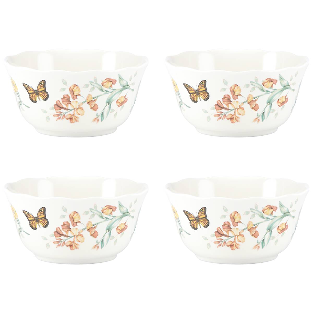 Lenox Butterfly Meadow Melamine All-Purpose Bowls - Set Of 4