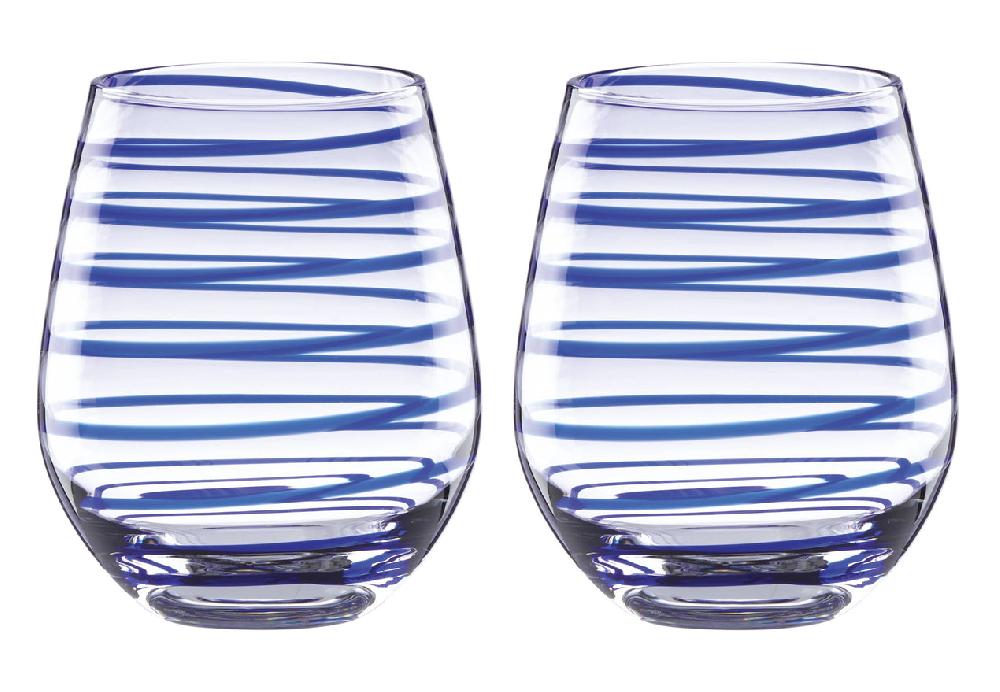 lenox Charlotte Street Stemless Wine Glasses - Set Of 2