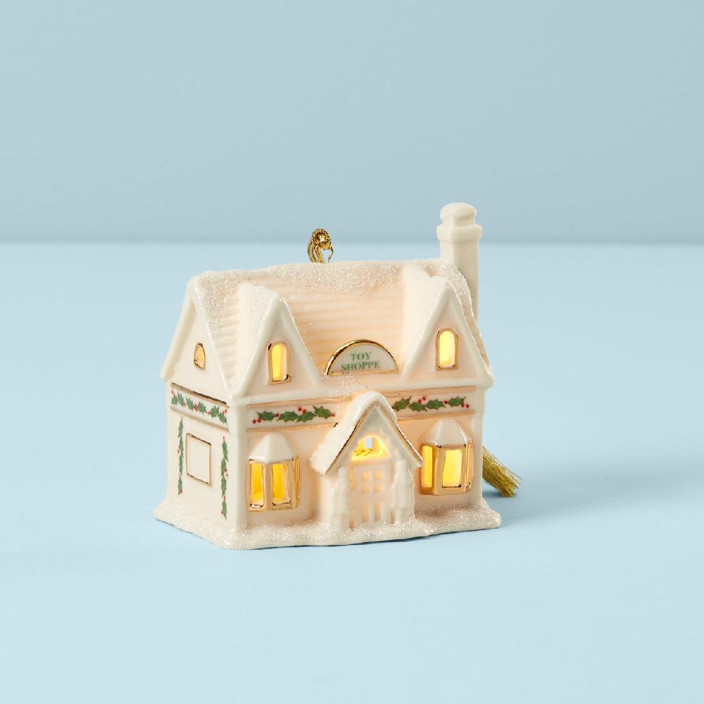 lenox Christmas Village Toy Shoppe Lighted Ornament