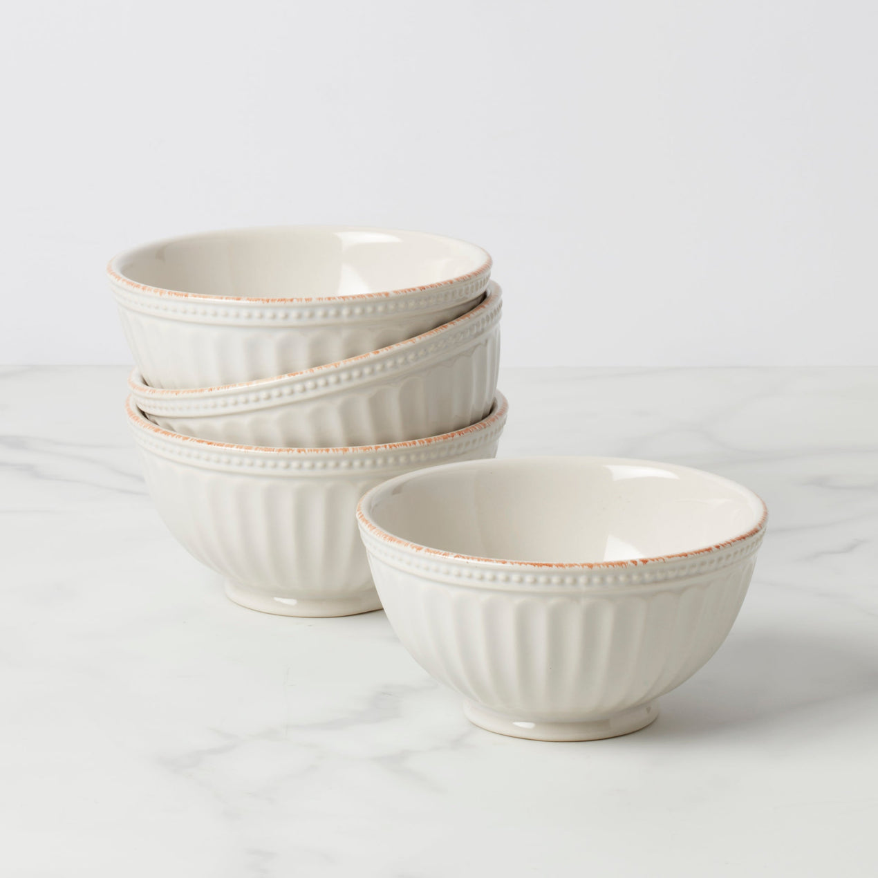 lenox French Perle Groove All-Purpose Bowls - Set of 4