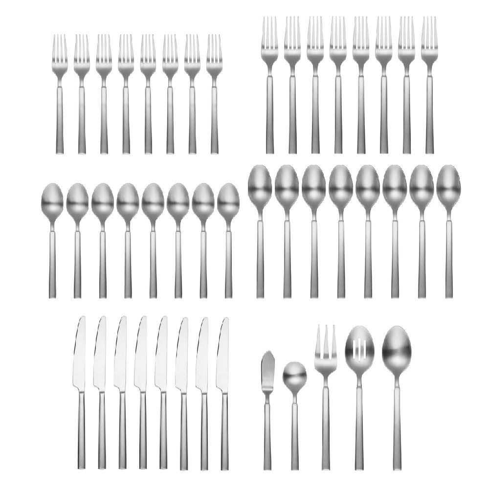 Lenox Gailann Satin 45 Piece Flatware Set With Caddy